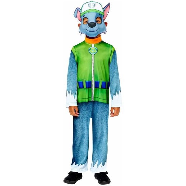 Amscan Rocky Good 9909122 Costume d'Halloween 4-6 ans Paw Patrol DEGUISEMENT, Vert