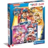 Clementoni- Paw Patrol Supercolor Pat' Patrouille The Movie-2x20 Enfants 3 Ans-boîte de 2 (20 pièces), Puzzle Dessin animé-fabriqué en Italie, 24786, Multicolore