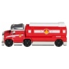 Coffret pour Pat Patrouille Camion en métal : Grand Camion de Marcus Rouge 13 cm - Set Truck Pups Miniature + 1 Carte Offerte