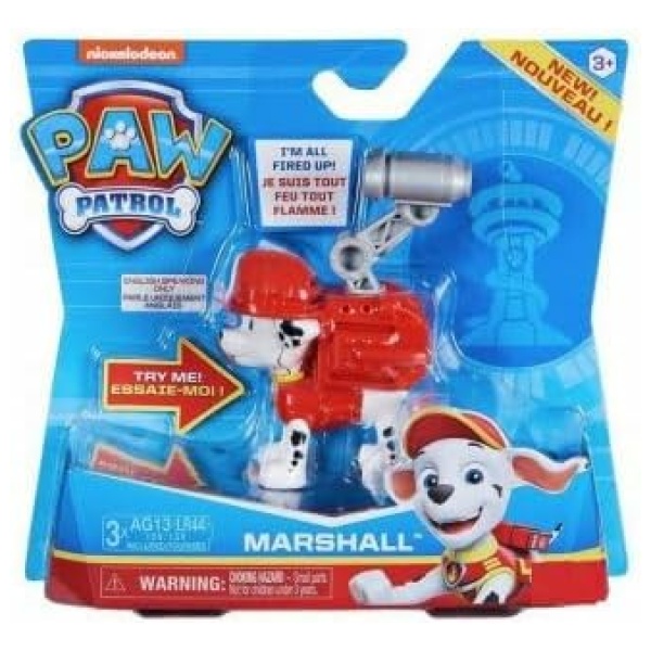 Coffret pour Pat Patrouille : Chien Marcus avec Son et Sac a Dos - Set Figurine Animaux et 1 Carte Nouveaute