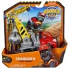 Coffret pour Pat Patrouille Collection Ruben et Compagnie - Charlie + Camion Grue - Set Figurine et véhicule + 1 Carte Tigre