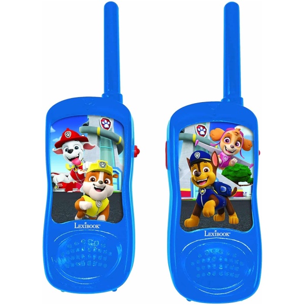 Lexibook Pat Patrouille Talkies-Walkies, Jeu de Communication pour Enfant, Clip Ceinture, à Piles, TW11PA