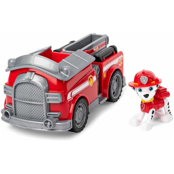 PAW PATROL Sélection Véhicules de Base avec Figures | Pat Patrouille, Figure:Marshall